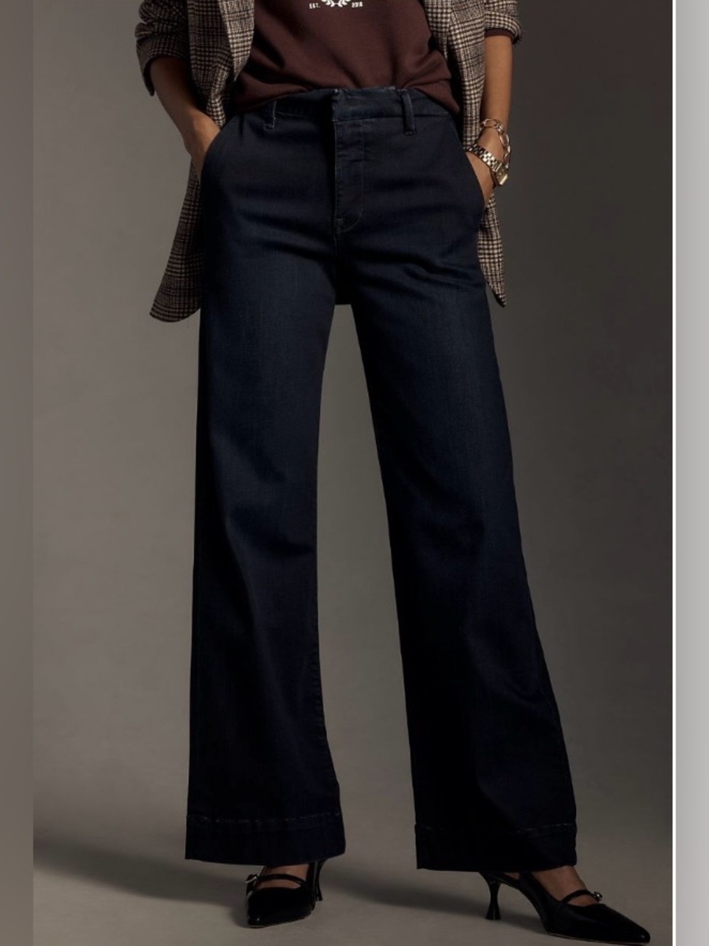 Fidelity Denim Dream High-Rise Wide-Leg Jeans